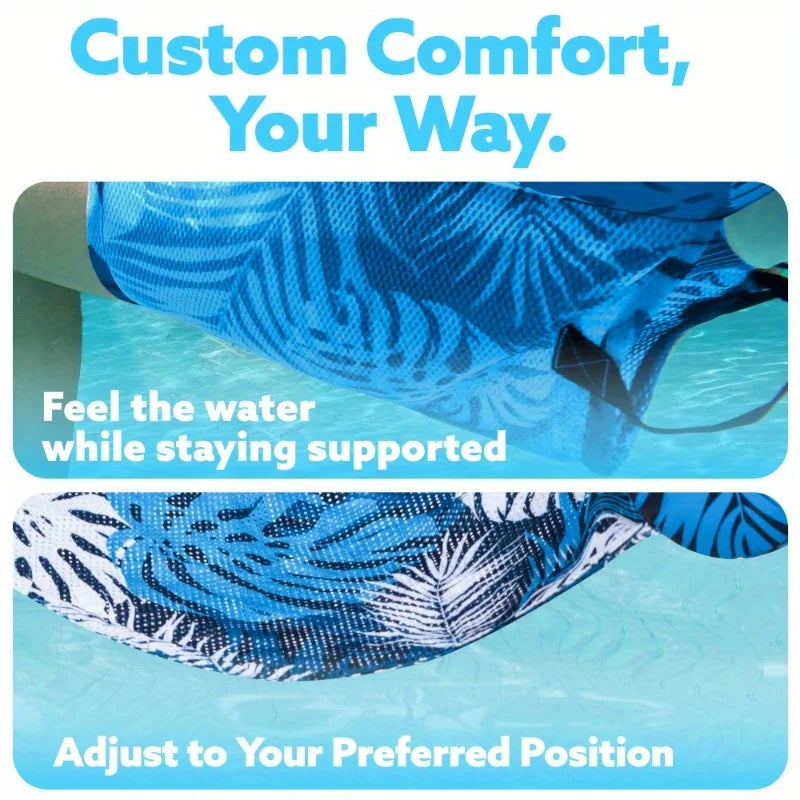 JOYFY 1/2 Pack Inflatable Pool Chair Leaf Floating Lounger for Adult Inflatable Pool Float Water Summer Party Beach Lake Chair