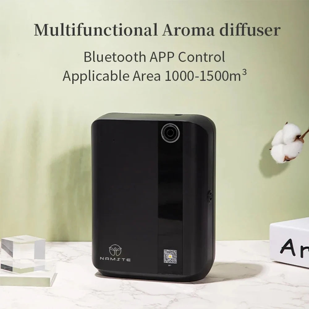 NAMSTE 1500m³ Bluetooth Aroma Diffuser For Home Perfume Essential Oils Air Freshener 500ML Capacity HVAC Fragrance Flavoring