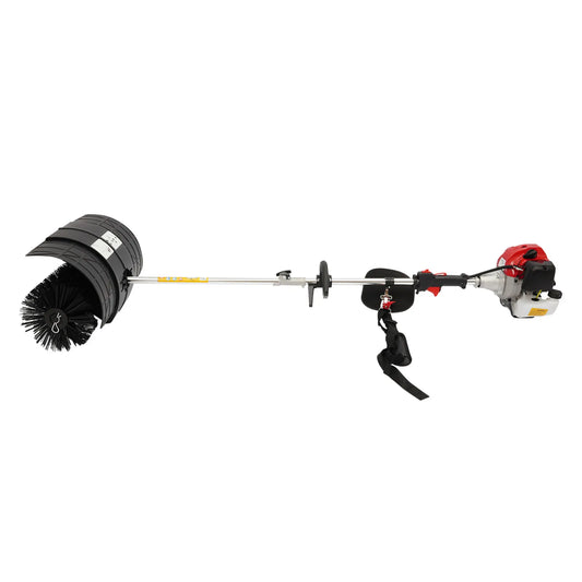Powerful 52cc Gas Leaf Sweeper 2.3HP 8500RPM, 20.47" Wide Brush with Protective Cover for Yard Farm Sidewalk, Air-Cooled Engine & Safety Design for Outdoor Cleaning