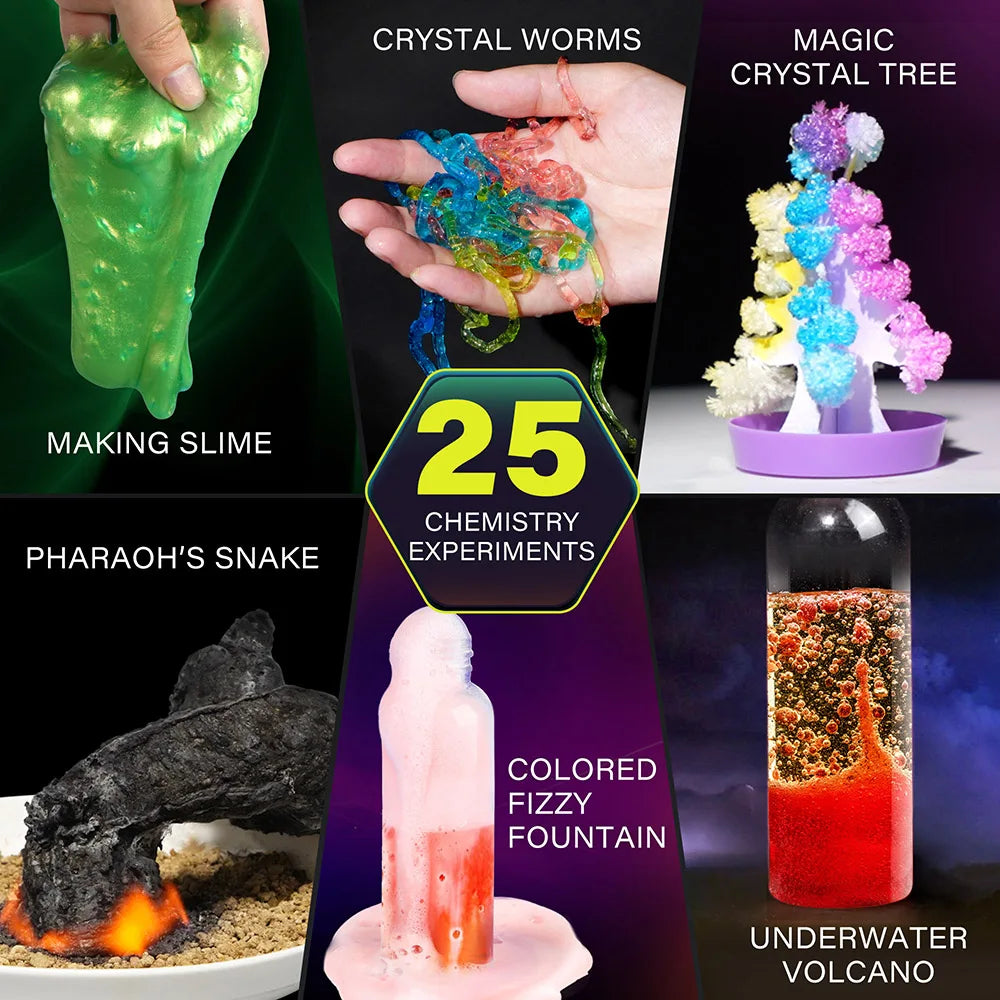 Science Kits for Kids 8+, 105 Experiments Educational Toy, Science Kits STEM Toys for Boys Girls Birthday Christmas Gift