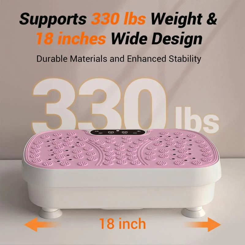 UMAY Vibration Fitness Platform Ultra Thin Quiet 1-99 Adjustable Speeds Max Load 150kg Compact Muscle Relax Massage Plate