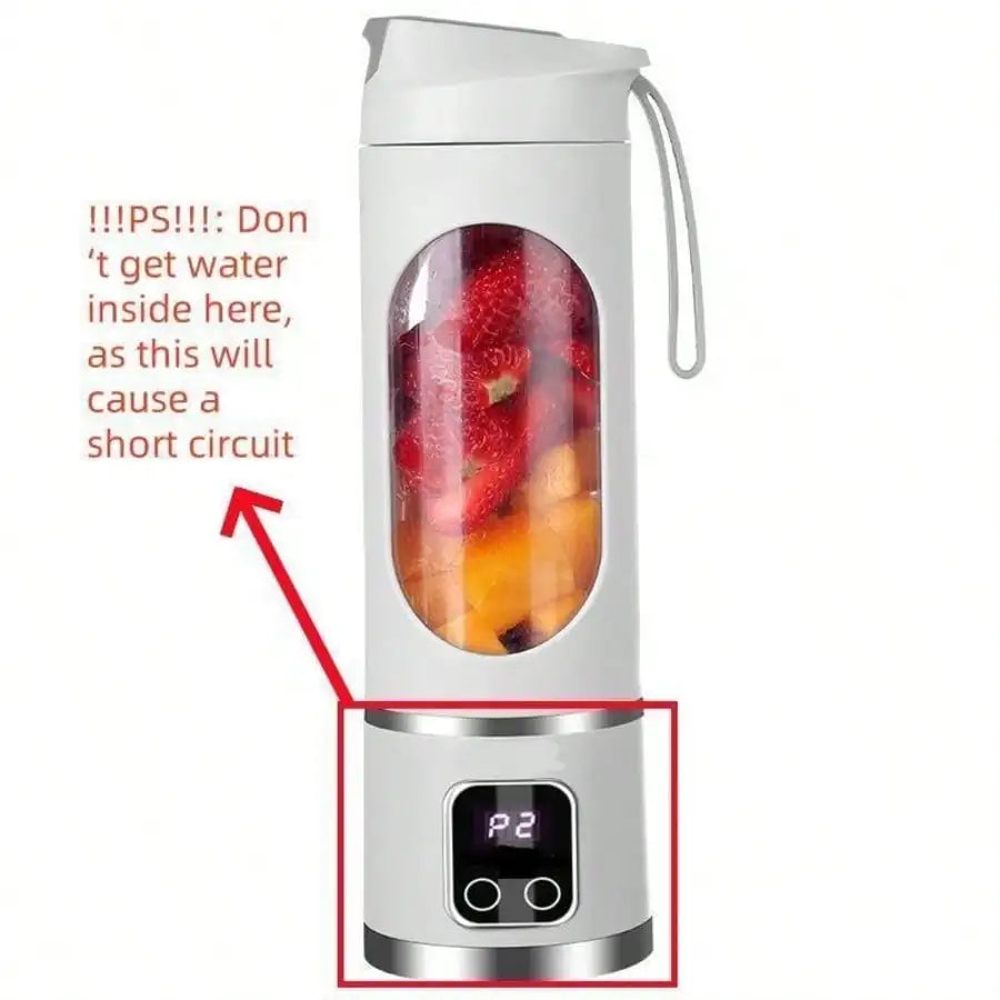 Portable Blender Personal Electric USB,500ML Portable Juicer Shakes And Smoothies Blender,Small Blenders,Mixing,Compact,Convenient And Versatile (Purple)