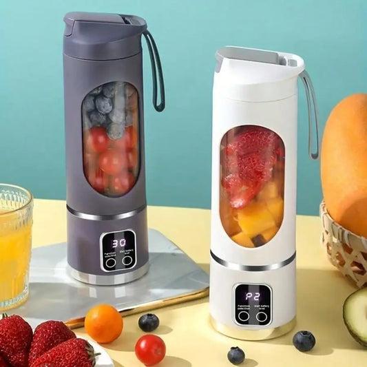 Portable Blender Personal Electric USB,500ML Portable Juicer Shakes And Smoothies Blender,Small Blenders,Mixing,Compact,Convenient And Versatile (Purple)