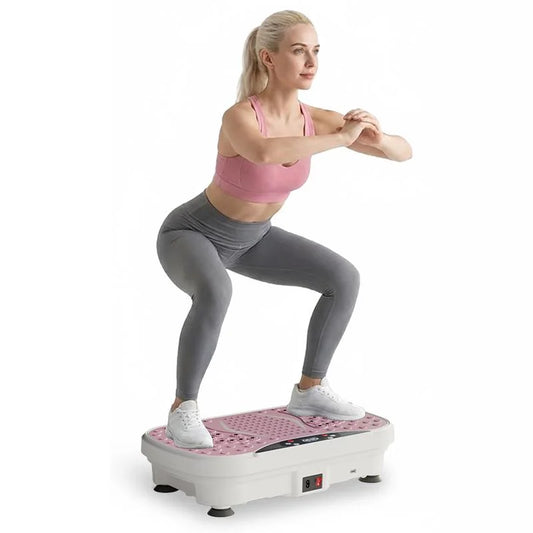 UMAY Vibration Fitness Platform Ultra Thin Quiet 1-99 Adjustable Speeds Max Load 150kg Compact Muscle Relax Massage Plate