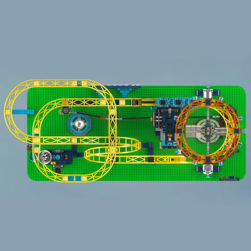 Mould King 11031 Technical Roller Coaster Toys The Motorized Space Elevator Building Block Assembly Brick Kids Christmas Gift