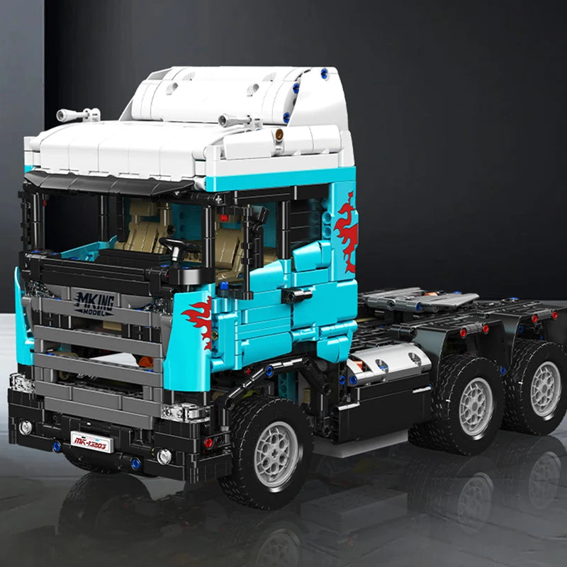 Mould King 13203 Technical Car Toys The Remote Control Tractor Head Building Block Enginerring Truck Set Kids Christmas Gift